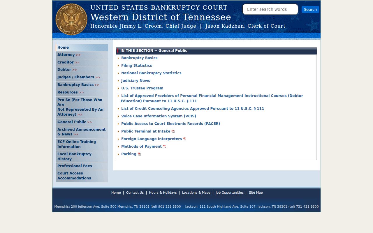 Federal bankruptcy court record access for Dyer County researchers