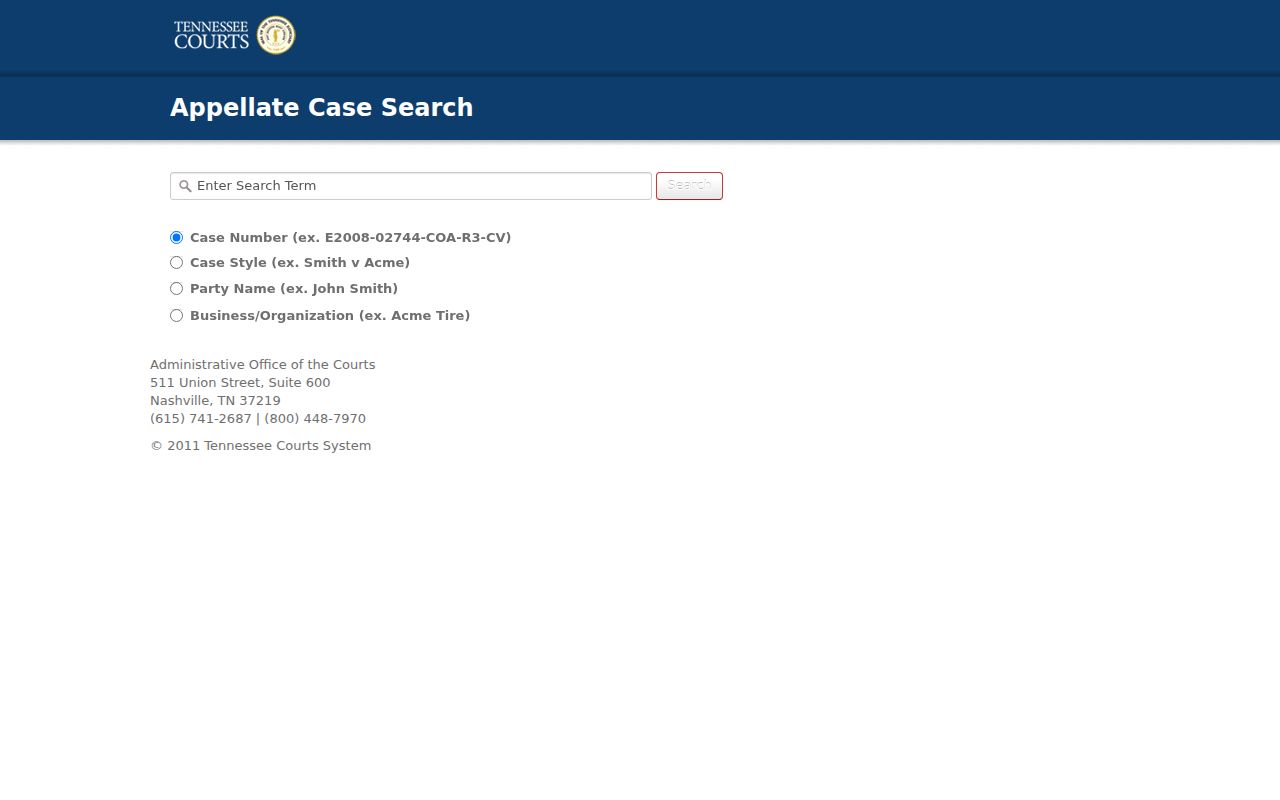 Dyer County case lookup using Tennessee Public Case History