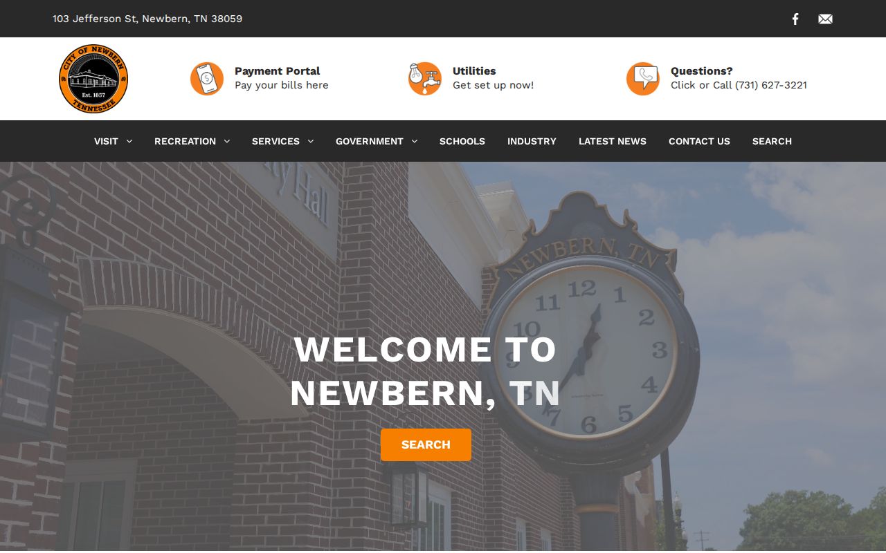 Newbern court docket official city service links